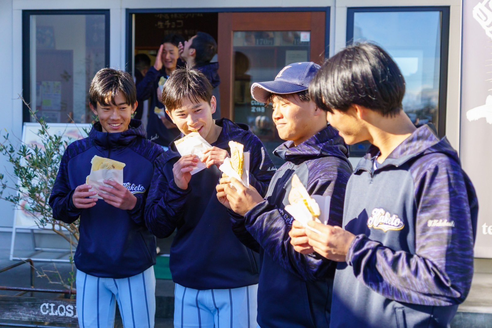 野球部、龍尾神社で必勝祈願！