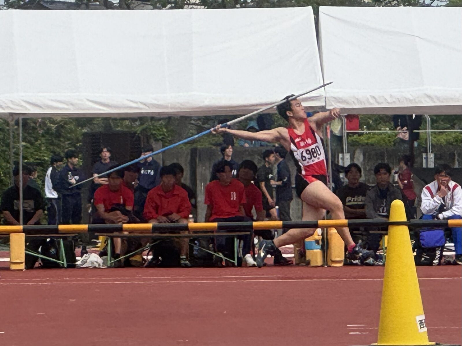 【陸上競技部】第78回静岡県西部高等学校陸上競技対校選手権大会　（男子やり投げ、優勝・県大会出場）