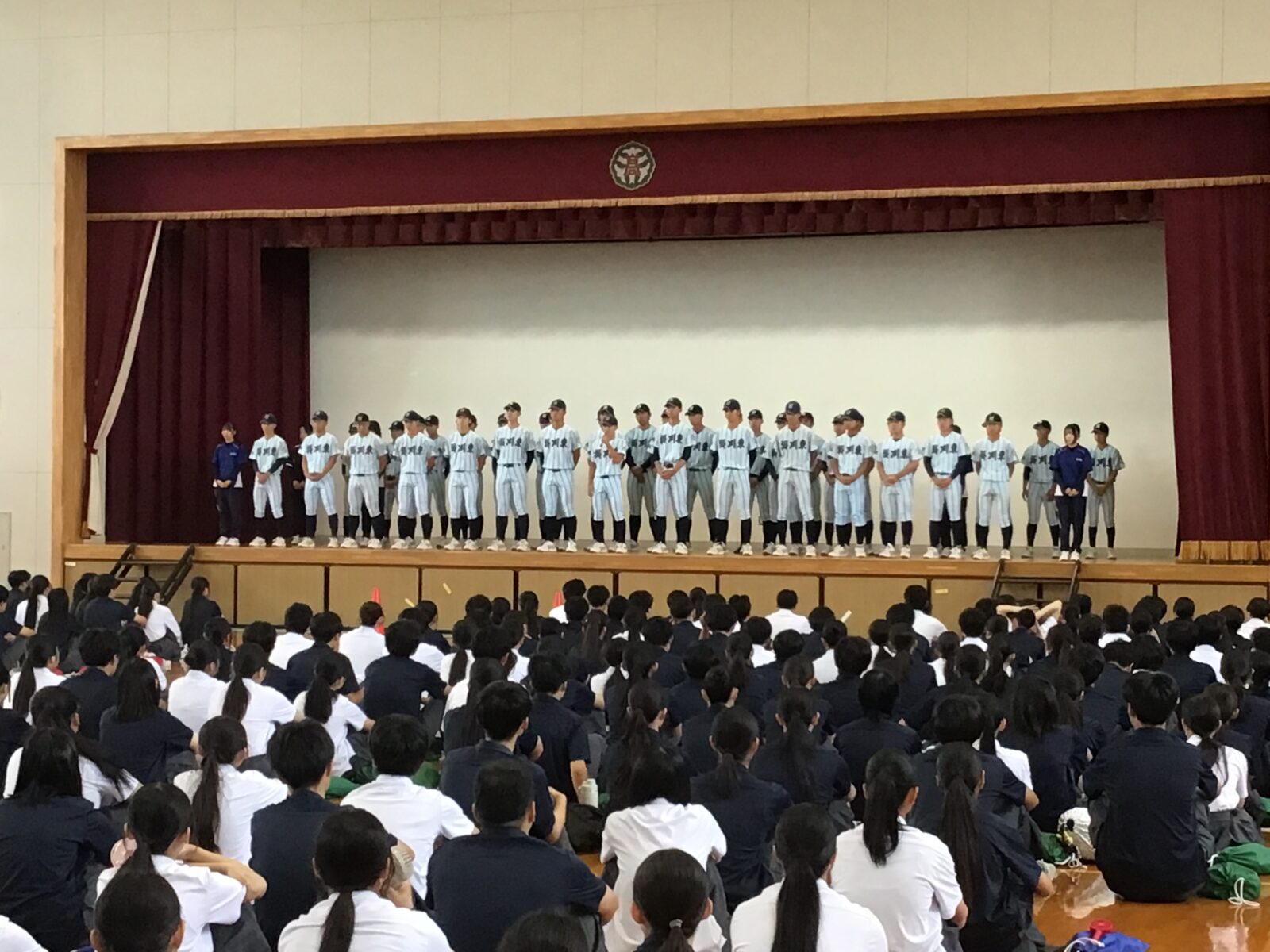 野球部壮行会